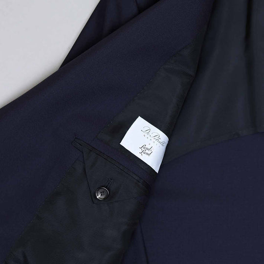 Navy Lightweight Virgin Wool Double-Breasted Suit