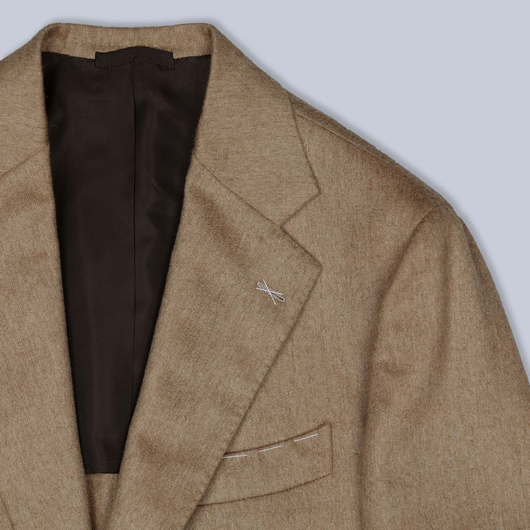 Undyed Camel Hair Blazer