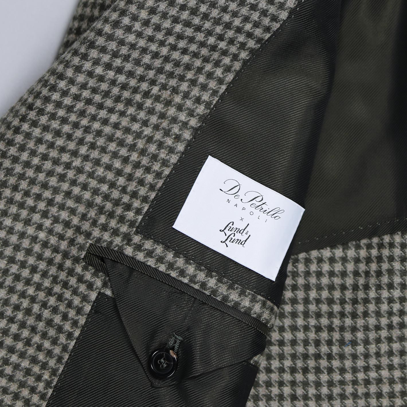 Warm Grey Wool Cashmere Checked Blazer – Lund & Lund