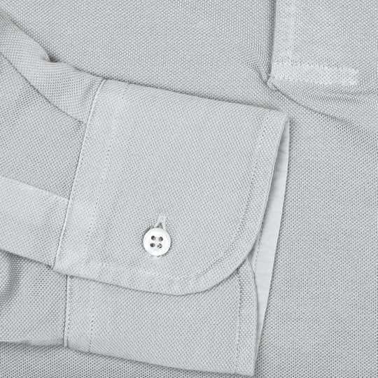 Dove Grey Jersey Popover Shirt