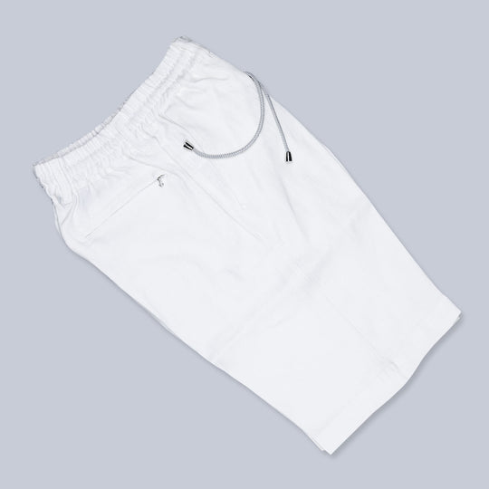 Off-white Linen Shorts