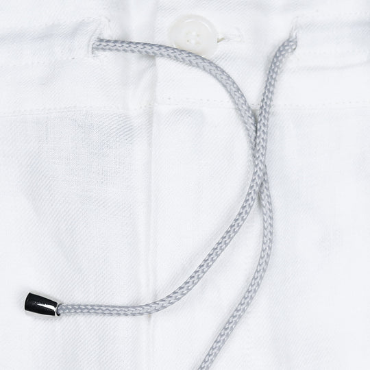 Off-white Linen Shorts