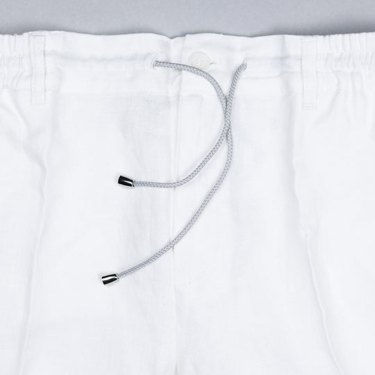 Off-white Linen Shorts