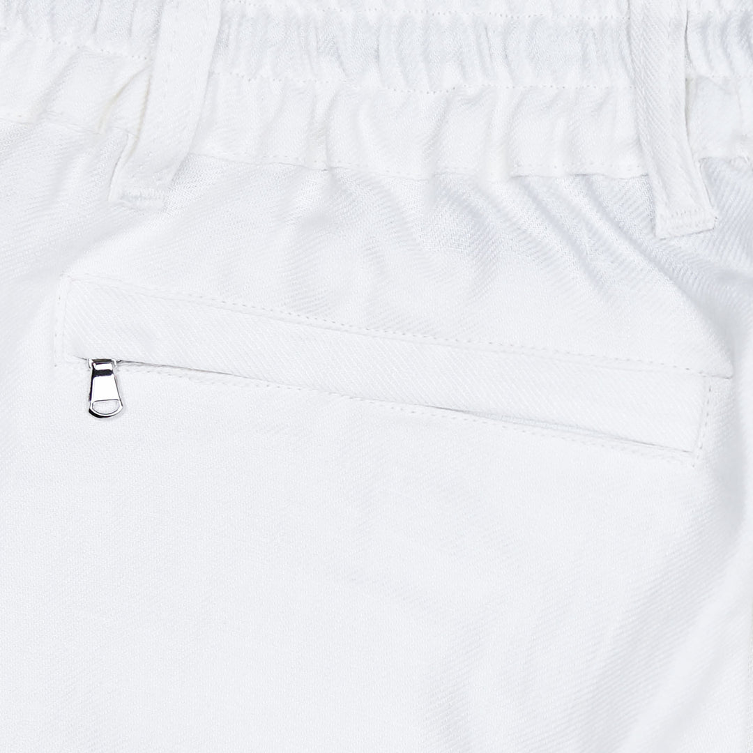 Off-white Linen Shorts