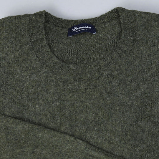 Green Boiled Lambswool Sweater