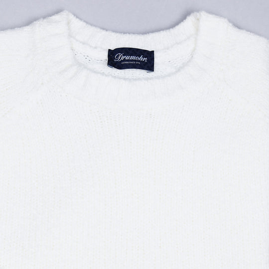 Off-white Merino Wool Bouclé Sweater