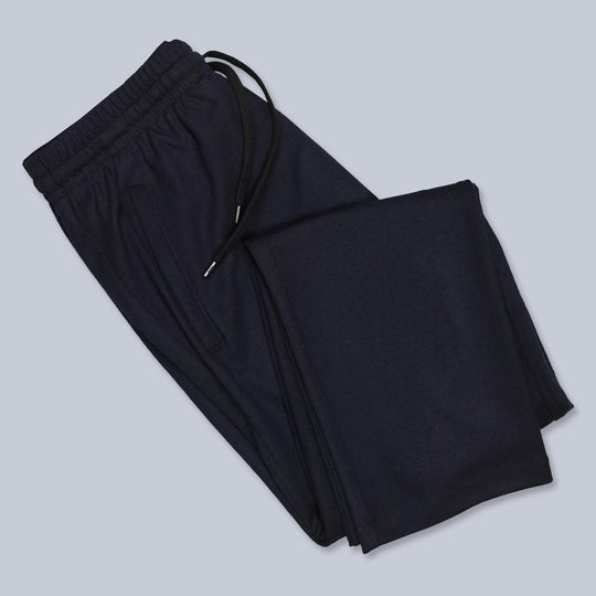 Navy Superfine Merino Jogging Trousers