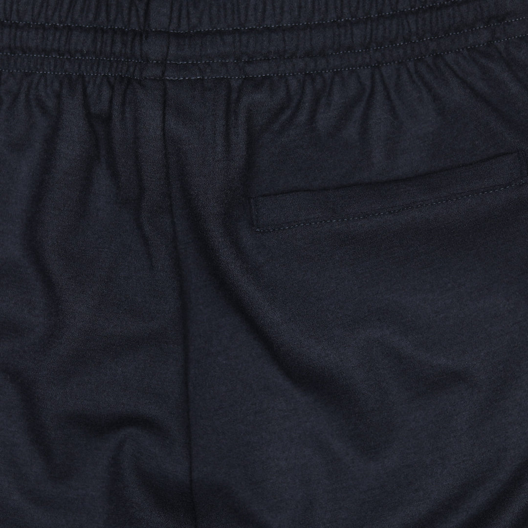 Navy Superfine Merino Jogging Trousers