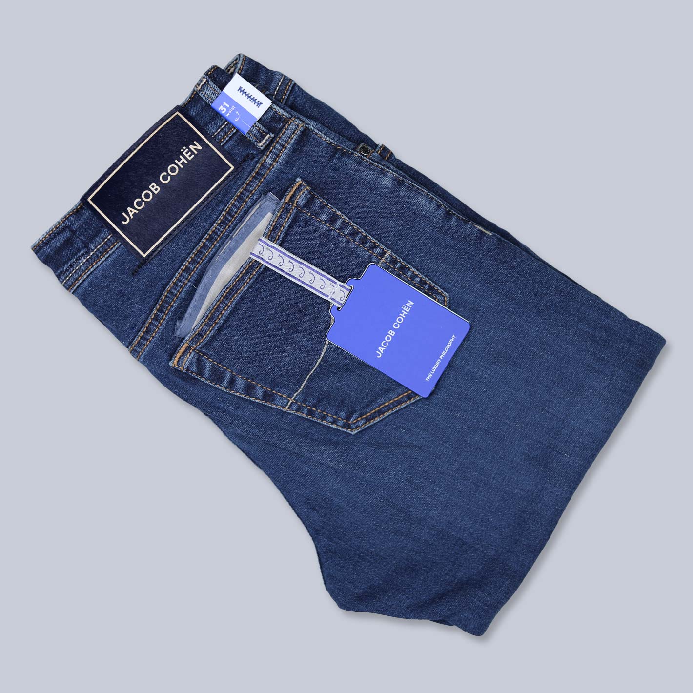 Jacob Cohen ジャケット size50 navy JACOB COHEN denim jacket 'Trucker' dark blue | BRAUN Hamburg