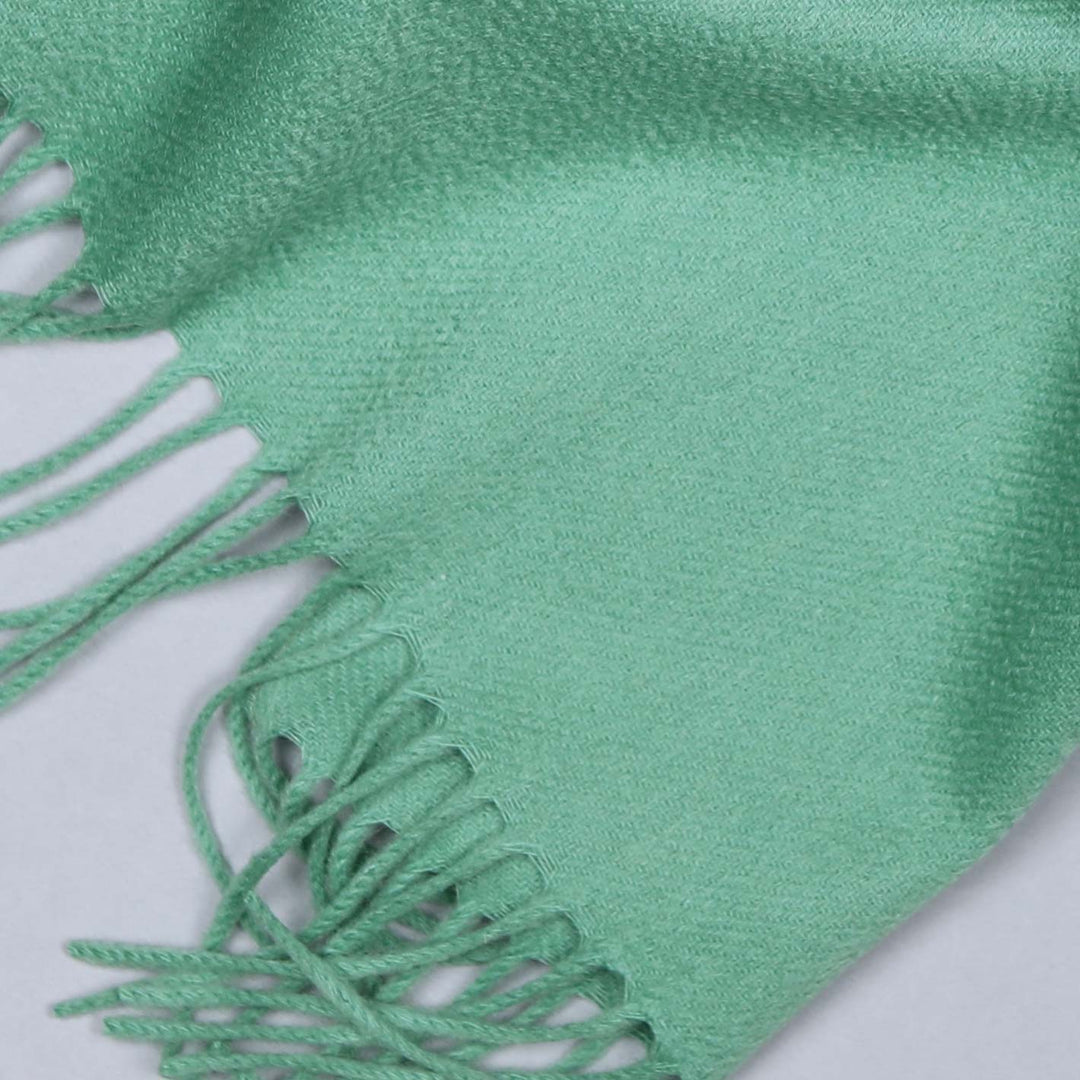 Aqua Green Cashmere Scarf