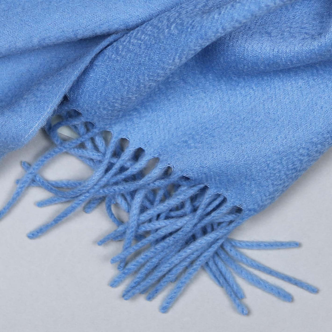 Blue Cashmere Scarf