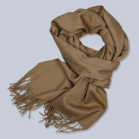 Camel Cashmere Scarf