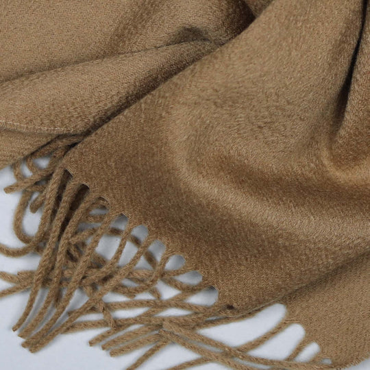 Camel Cashmere Scarf