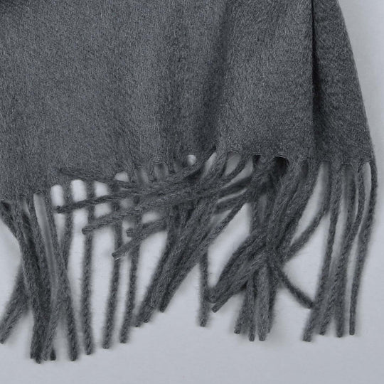 Dark Grey Cashmere Scarf