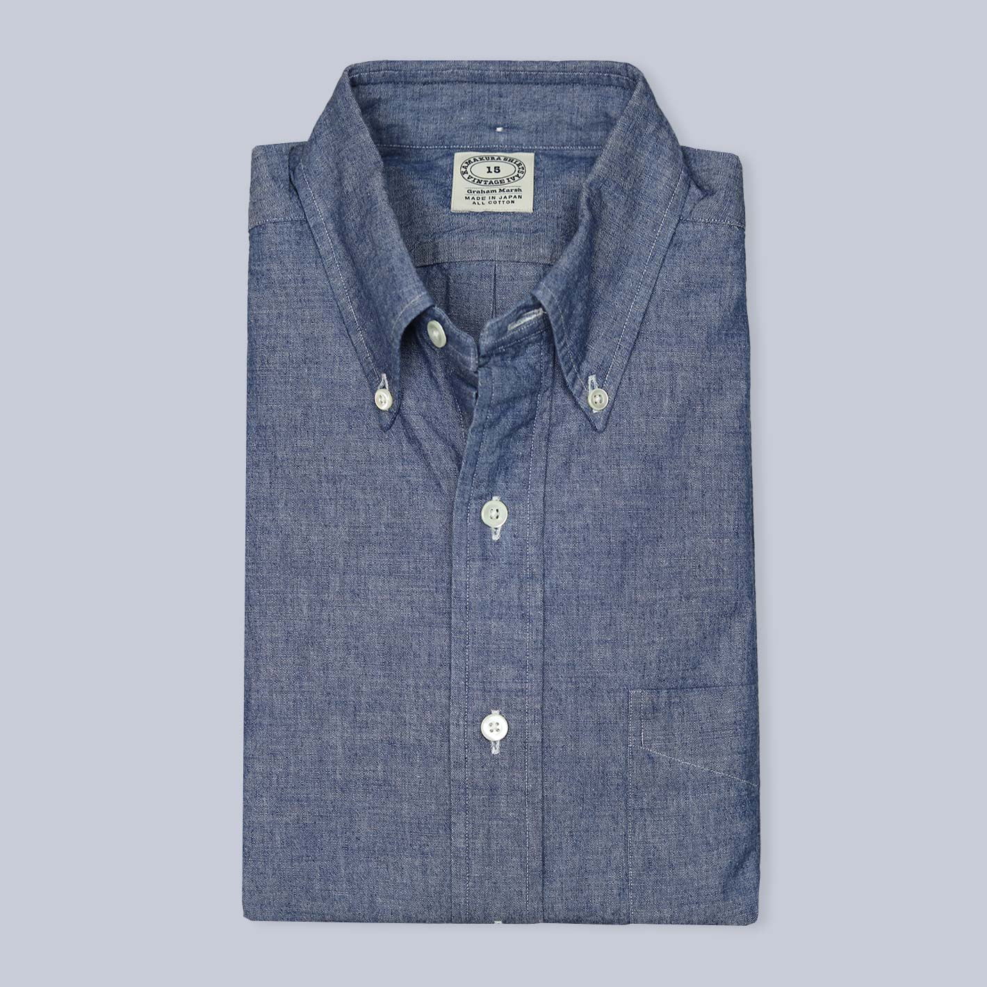 シャツ ART GALLERY CLOTHING S/S Button Down LARK WOVEN SHIRT 1960s woven button-down shirts at Art Gallery Clothing