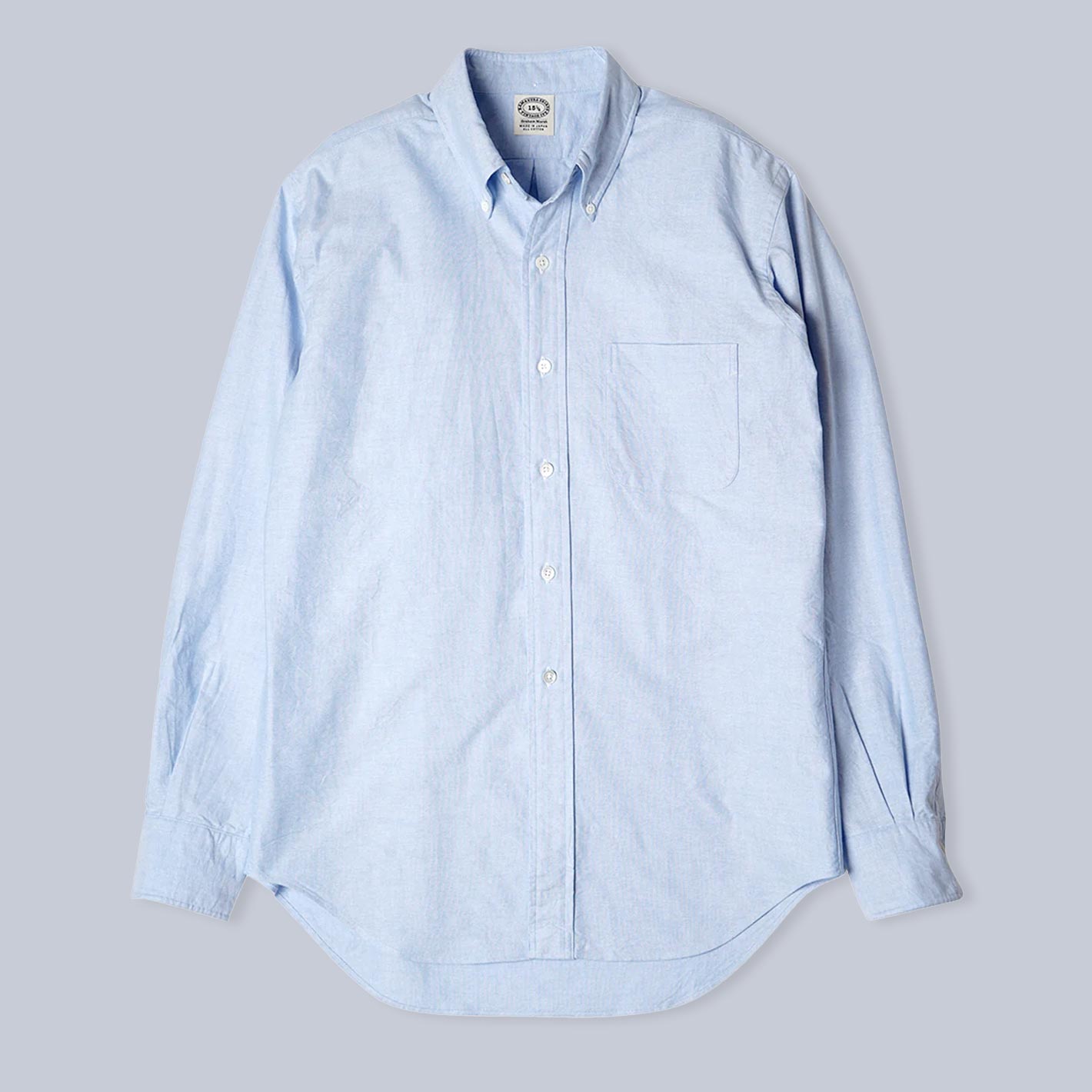 Light Blue Washed Oxford Button Down Shirt – Lund & Lund