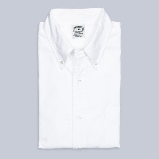 White Washed Oxford Button Down Shirt
