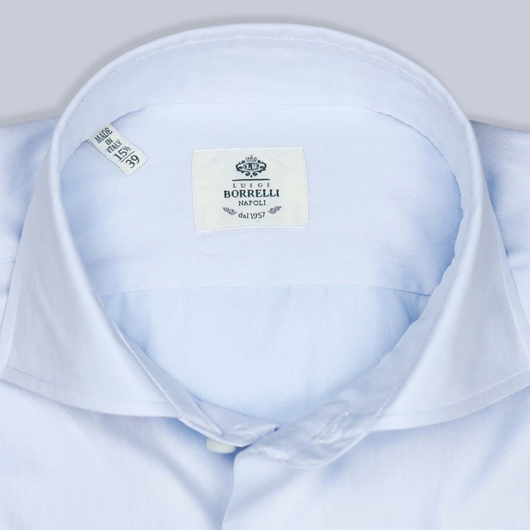 Light Blue Twill Cutaway Shirt