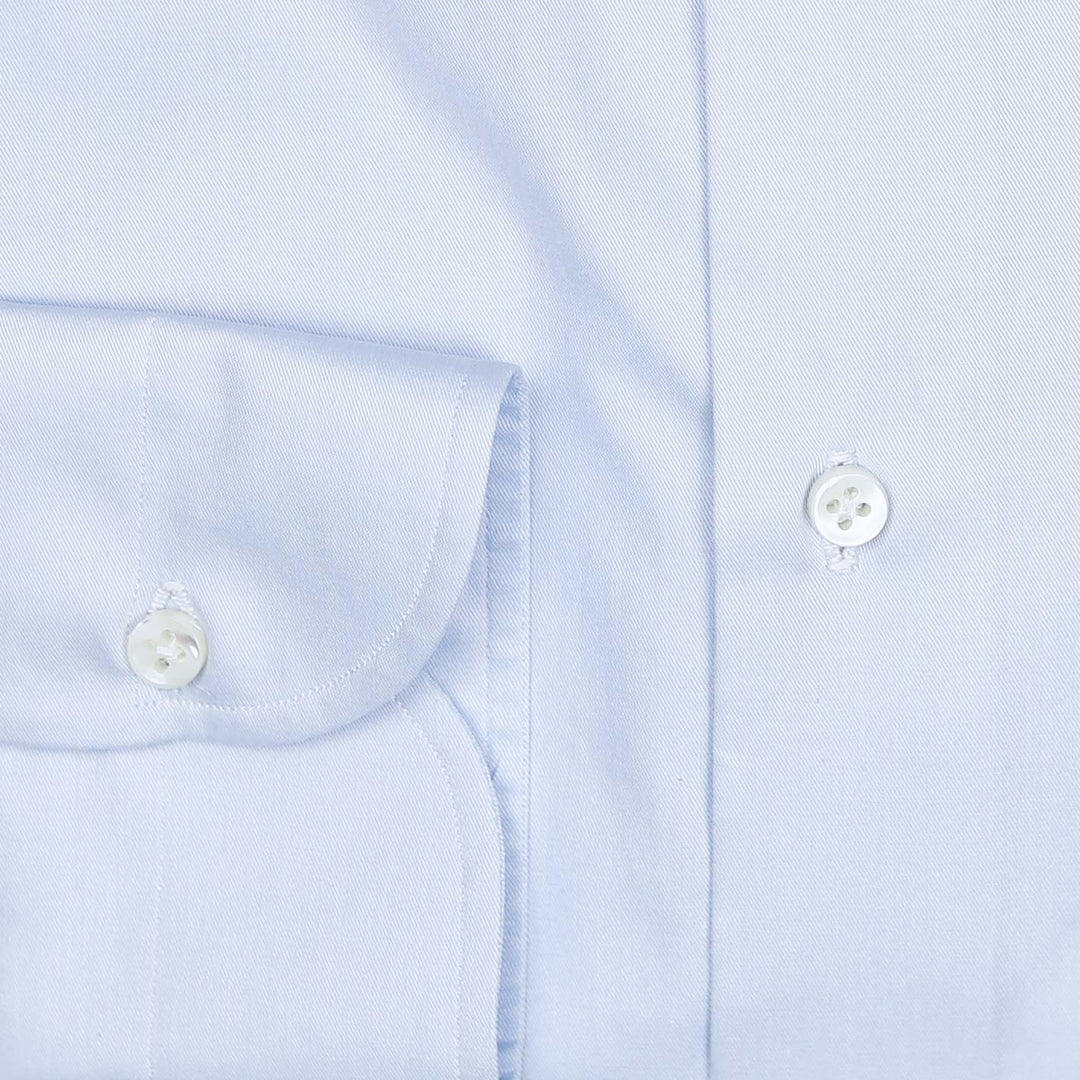 Light Blue Twill Cutaway Shirt