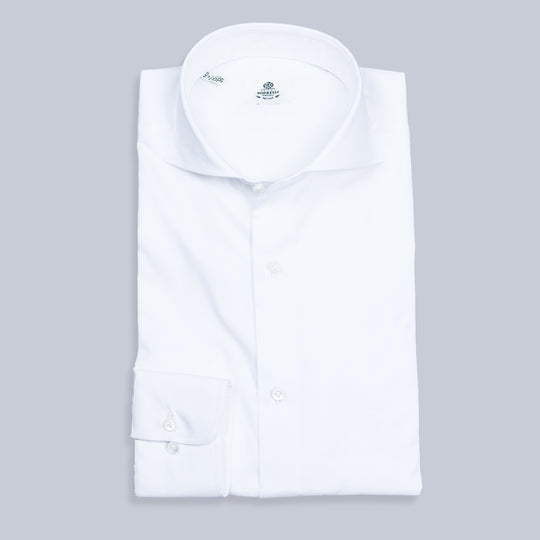 White Twill Cutaway Shirt
