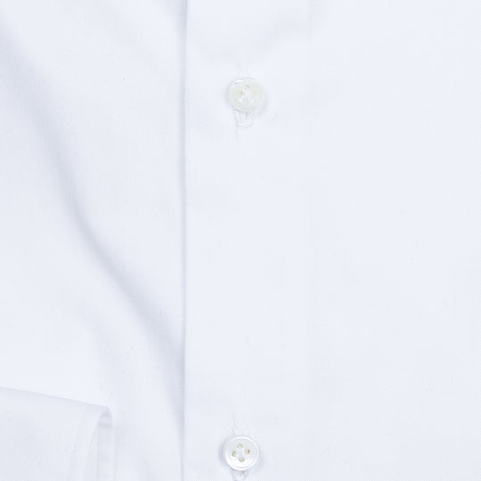 White Twill Cutaway Shirt
