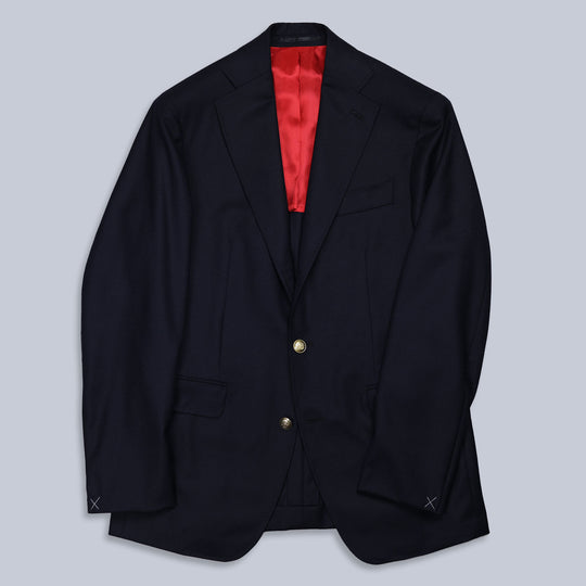 75th Anniversary Navy Wool Flannel Club Blazer