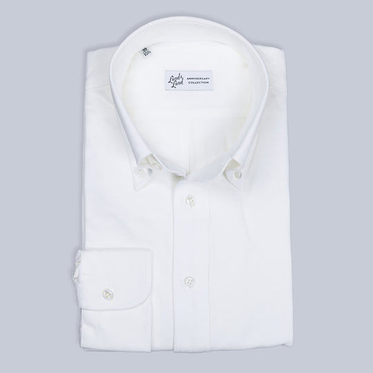 75th Anniversary Off-white Jersey Button Down Popover Shirt