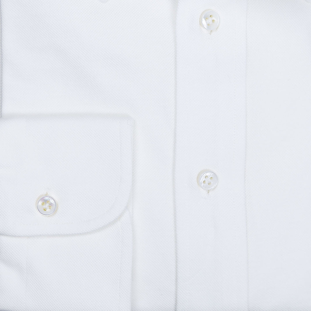 75th Anniversary Off-white Jersey Button Down Popover Shirt