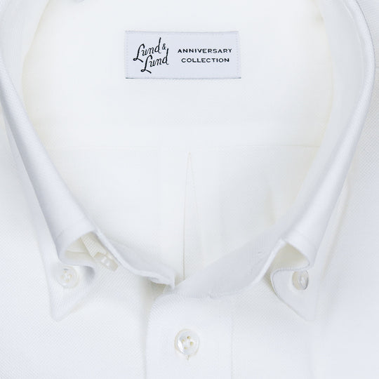 75th Anniversary Off-white Jersey Button Down Popover Shirt