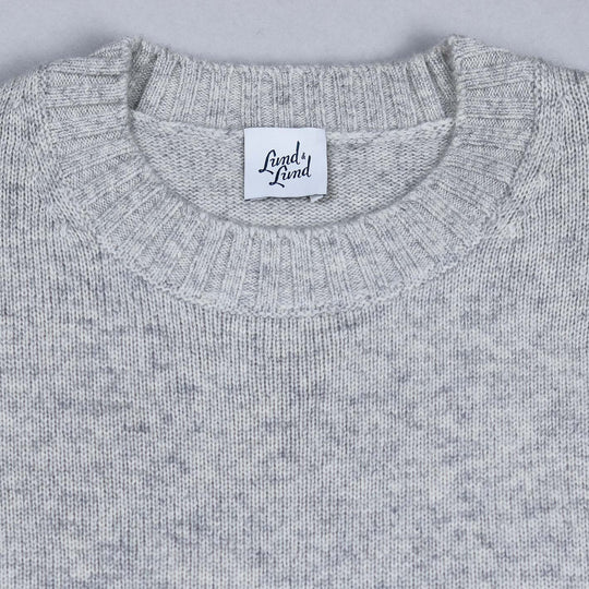 Grey Melange Cashmere Sweater