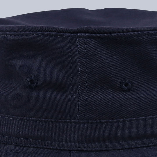 Navy Cotton Bucket Hat
