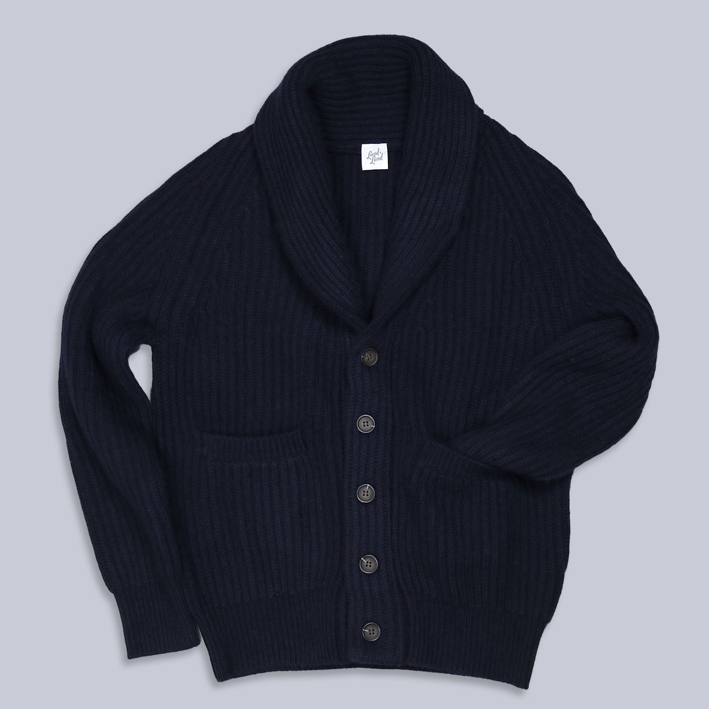 men's cashmere shawl collar cardigan sweater