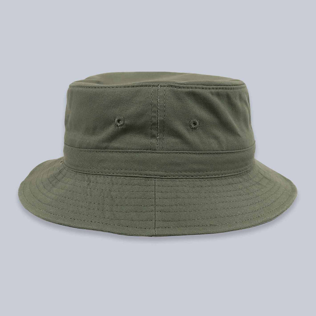 Olive Cotton Bucket Hat