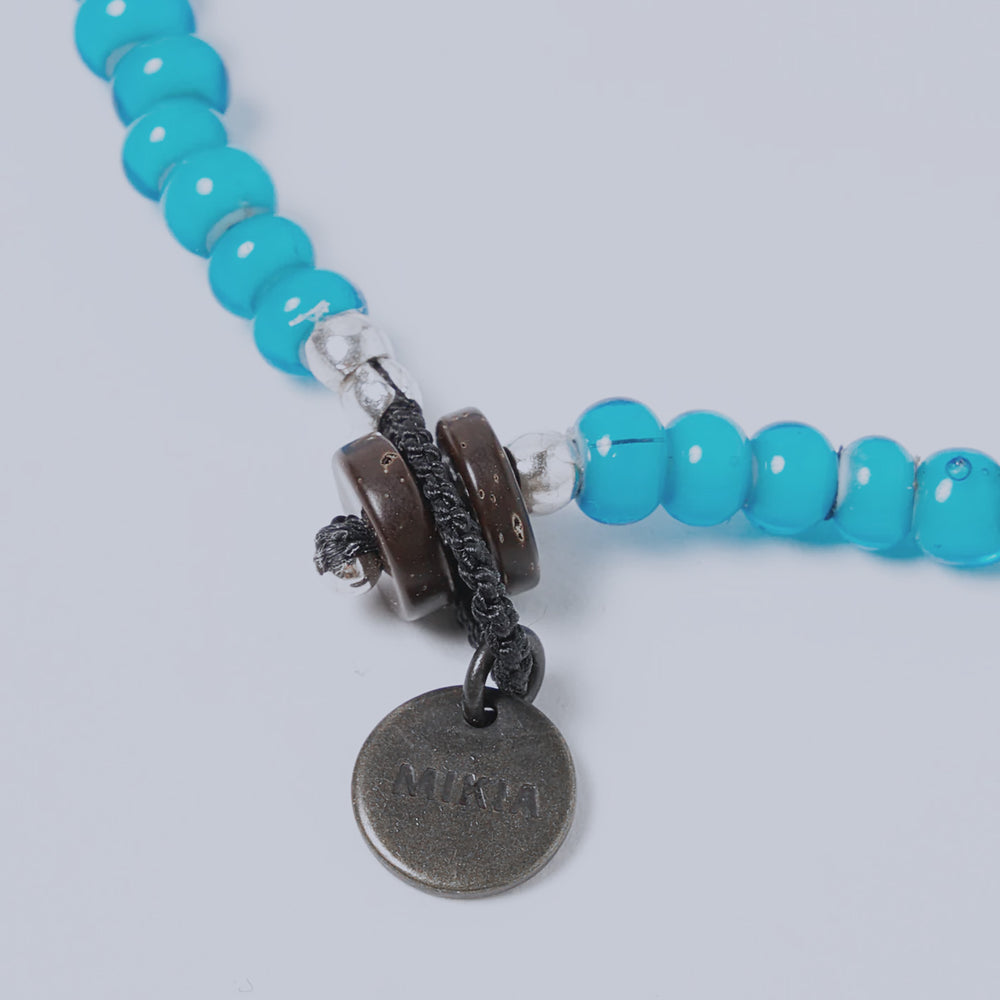 Blue Beads Natural 4mm Bracelet