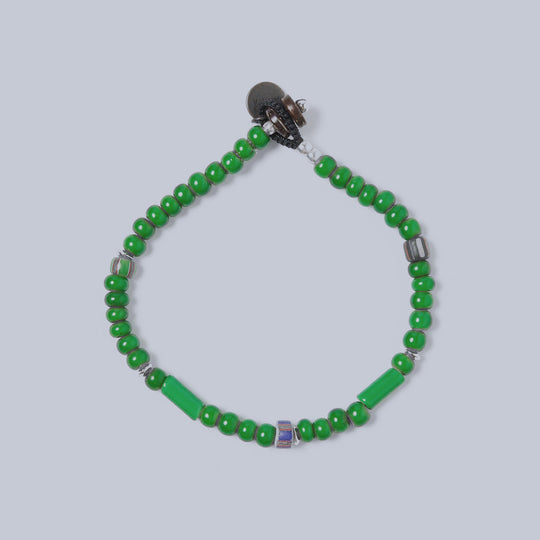 Green Beads Natural 4mm Bracelet