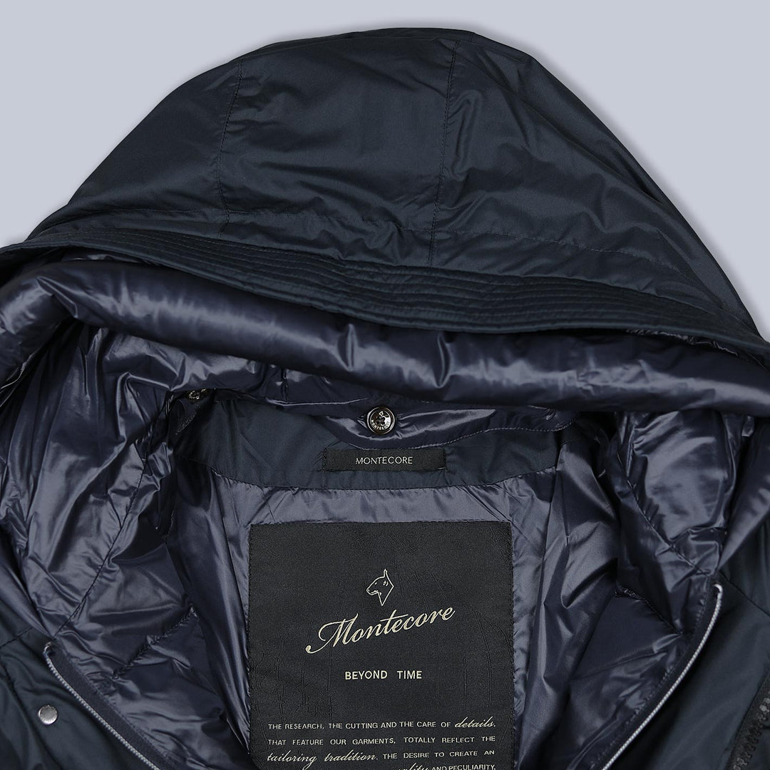 Navy Down Padded Jacket