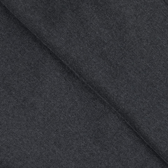 Dark Grey Virgin Wool Slim Trousers