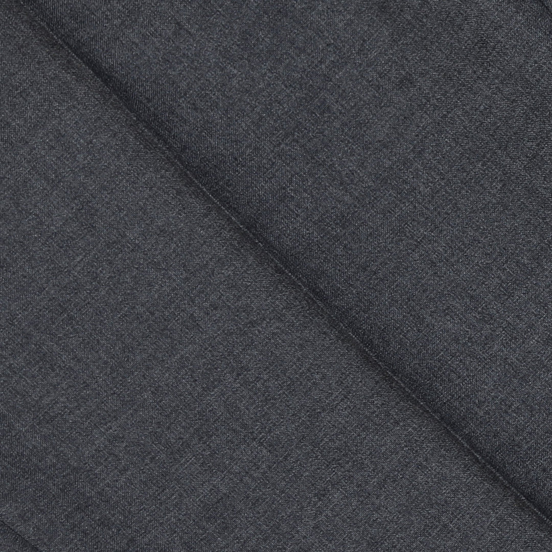 Grey Wool Cashmere Slim Fit Trousers