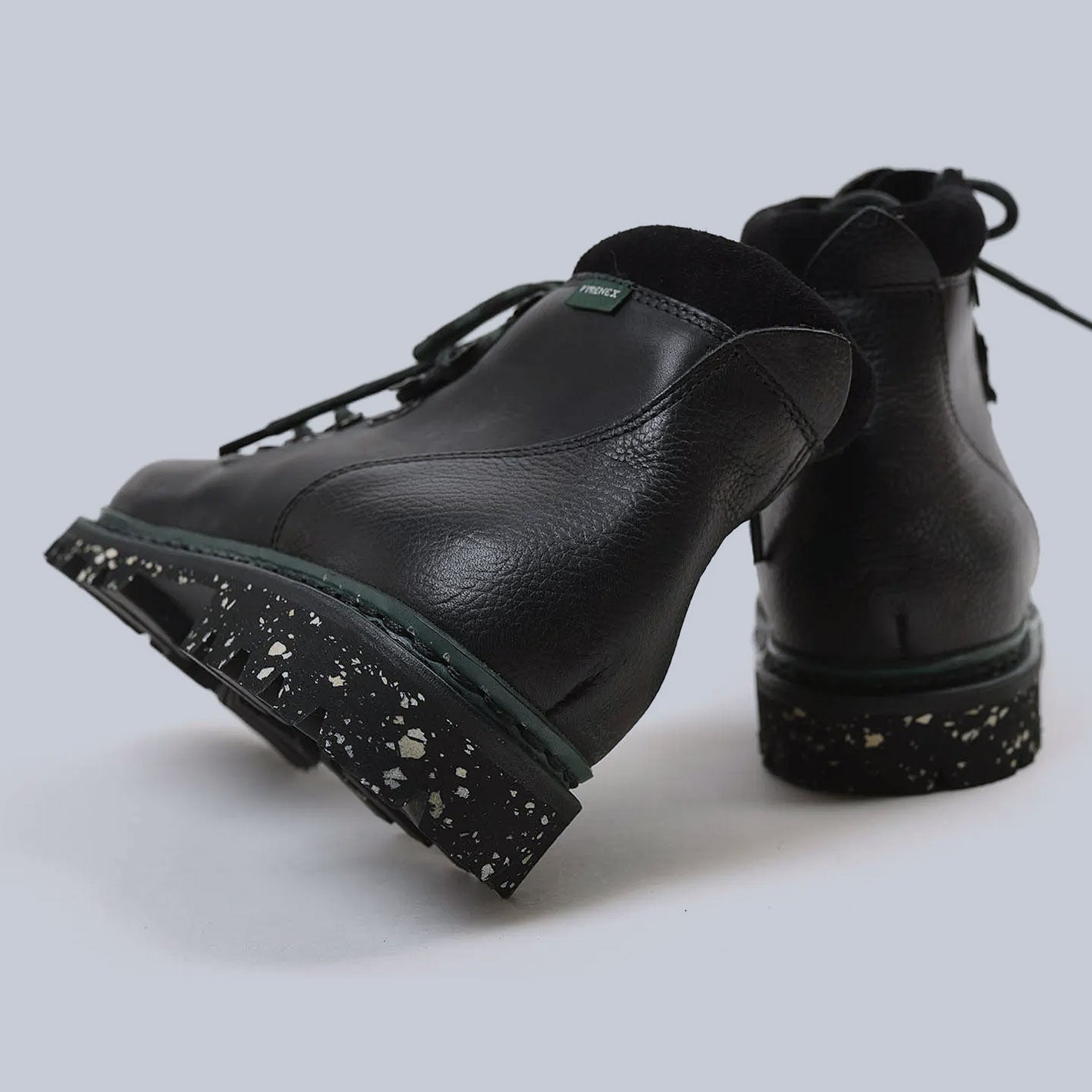 Pyrenex x Paraboot Black Leather Avoriaz Hiking Boots – Lund & Lund