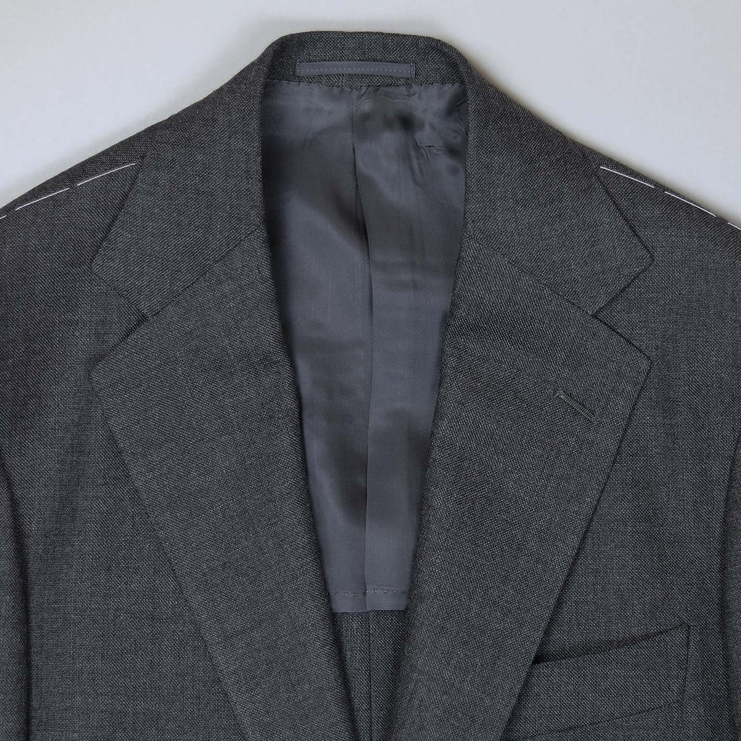 Grey Wool Calm Twist Suit