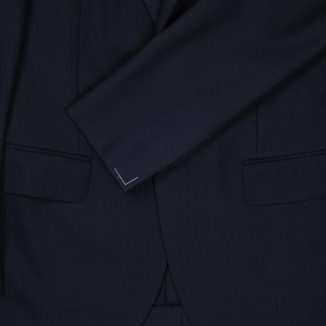 Navy Wool Calm Twist Suit