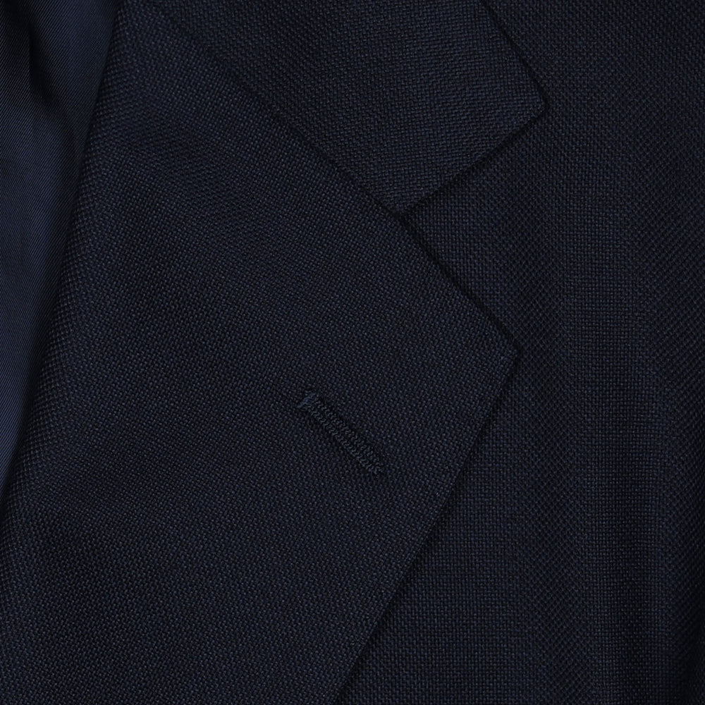 Navy Wool Calm Twist Suit