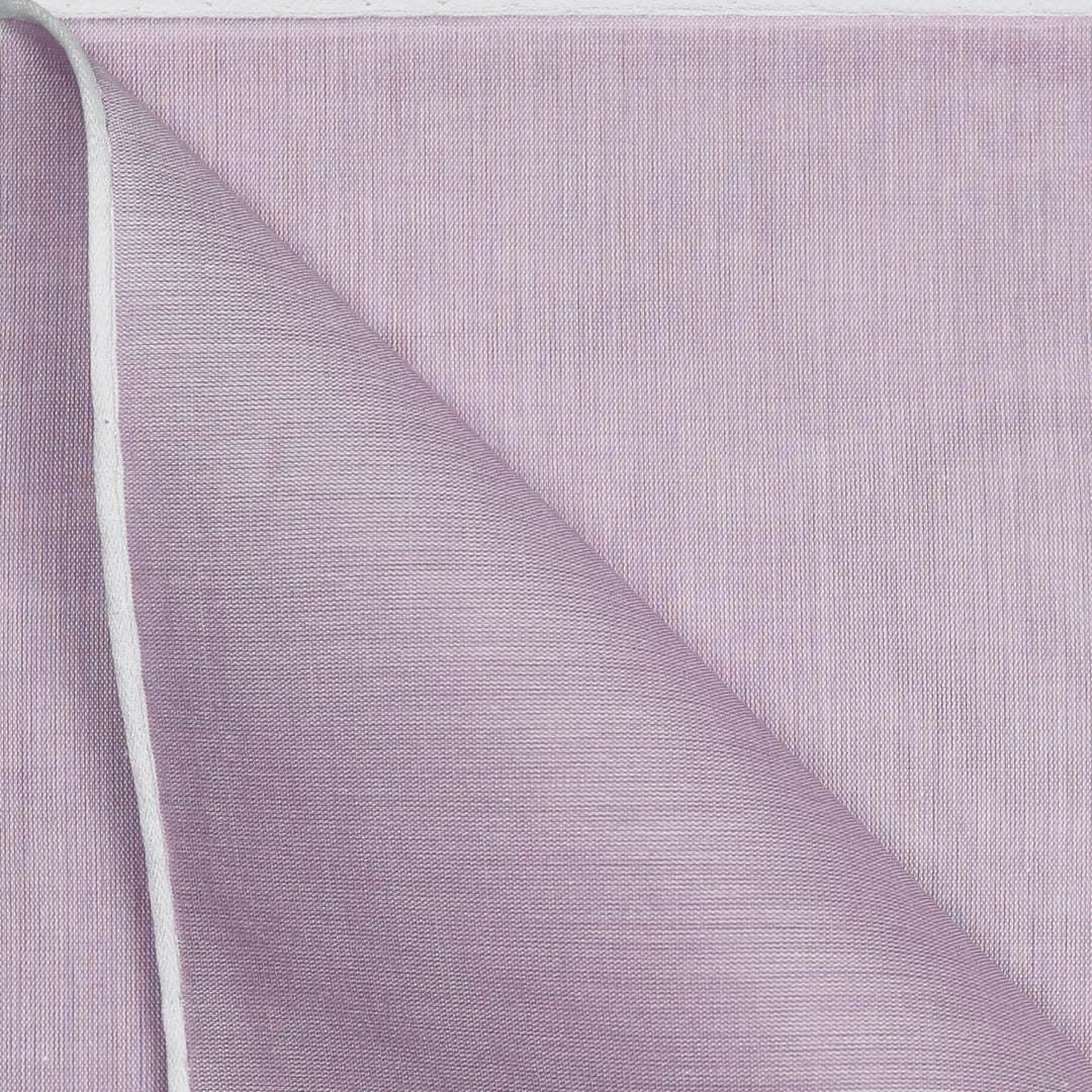 Lilac Satin Cotton Pocket Square