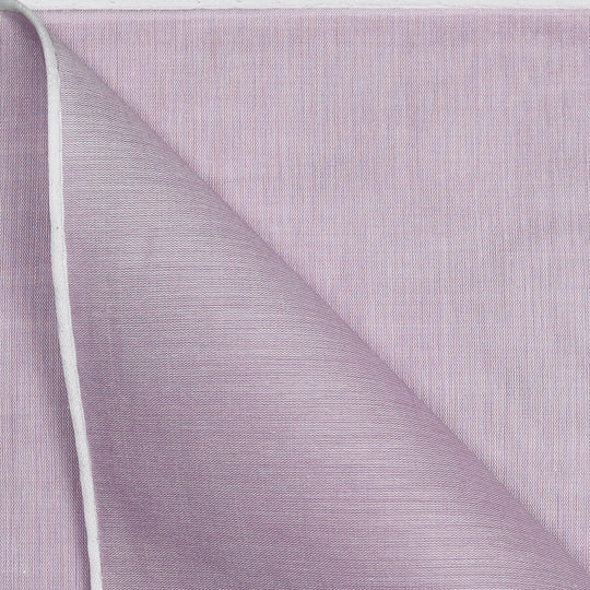 Lilac Satin Cotton Pocket Square