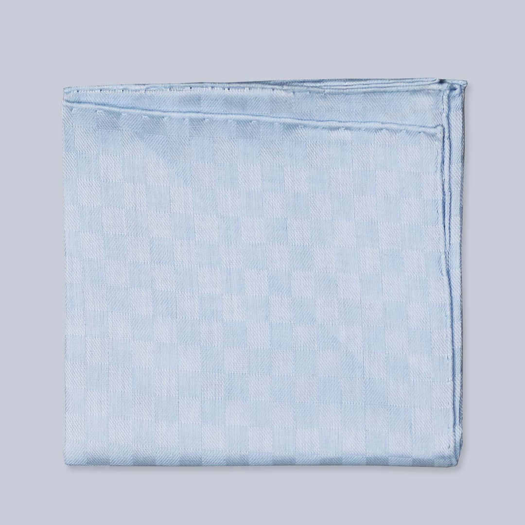 Light Blue Quartet Ciel Cotton Silk Neckerchief