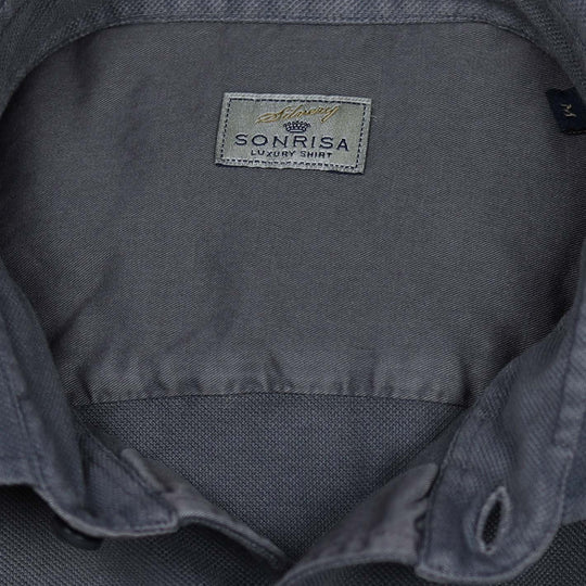 Dark Grey Cotton Jersey Shirt