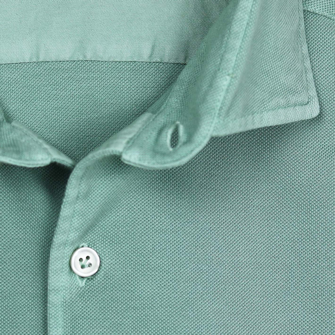 Jade Green Cotton Jersey Shirt