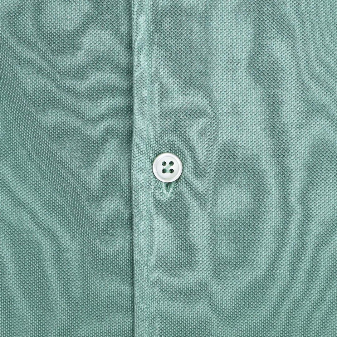 Jade Green Cotton Jersey Shirt