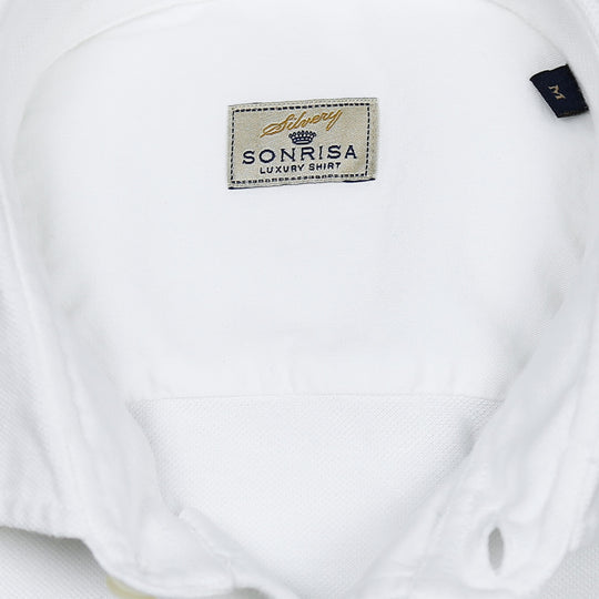 White Cotton Jersey Shirt