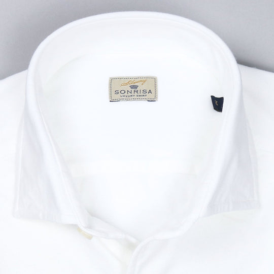 White Soft Cotton Jersey Shirt